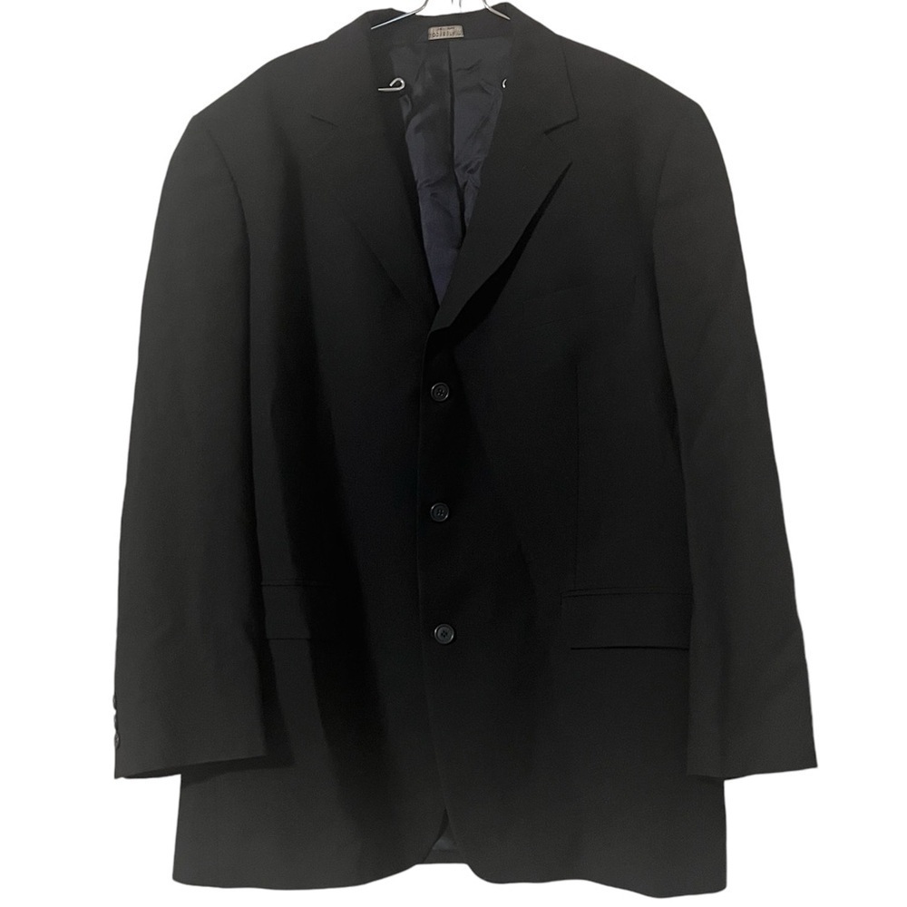Brooks Brothers Stretch Men's 1805 Wool Blend Suit Blazer Jacket in Navy Sz 44L